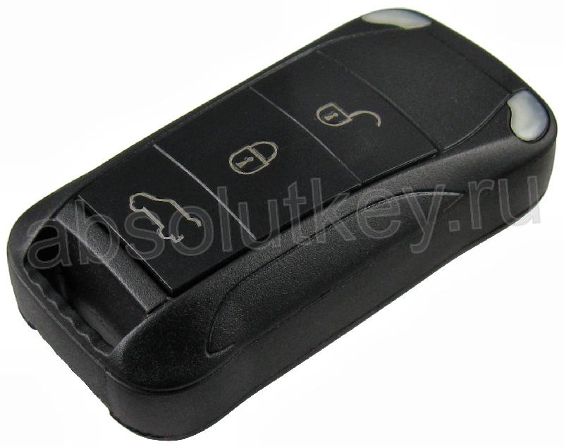 Корпус ключа Porsche OLD (выкидной) 3 кнопки