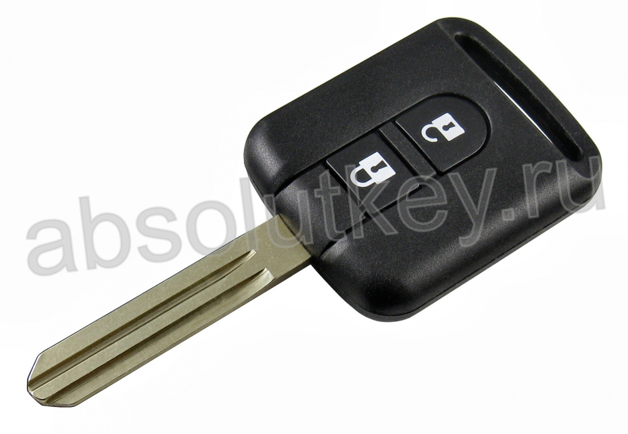 Корпус ключа для Nissan 2 кнопки Euro