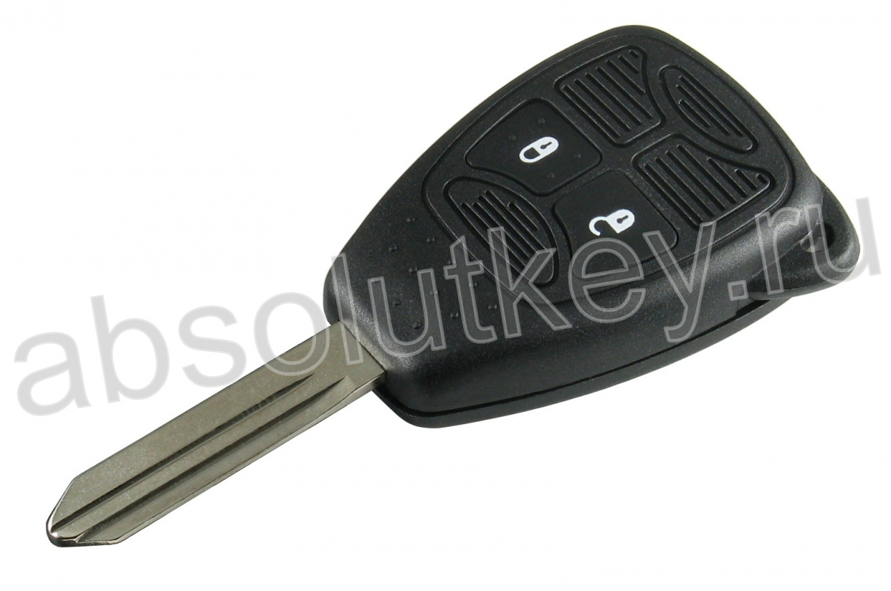 Корпус ключа для Chrysler, под ремоут 2 кнопки