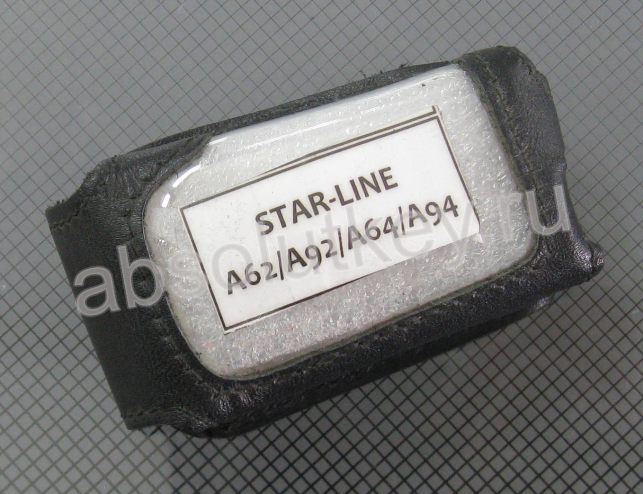 Чехол для брелка StarLine А62/А92/А64/А94, черная кожа