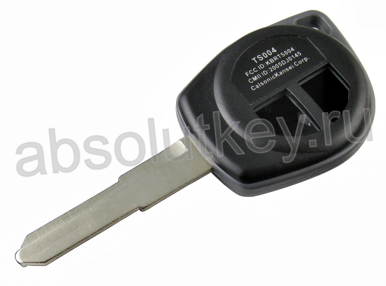 Корпус ключа для Suzuki, HU87, под чип и ремоут
