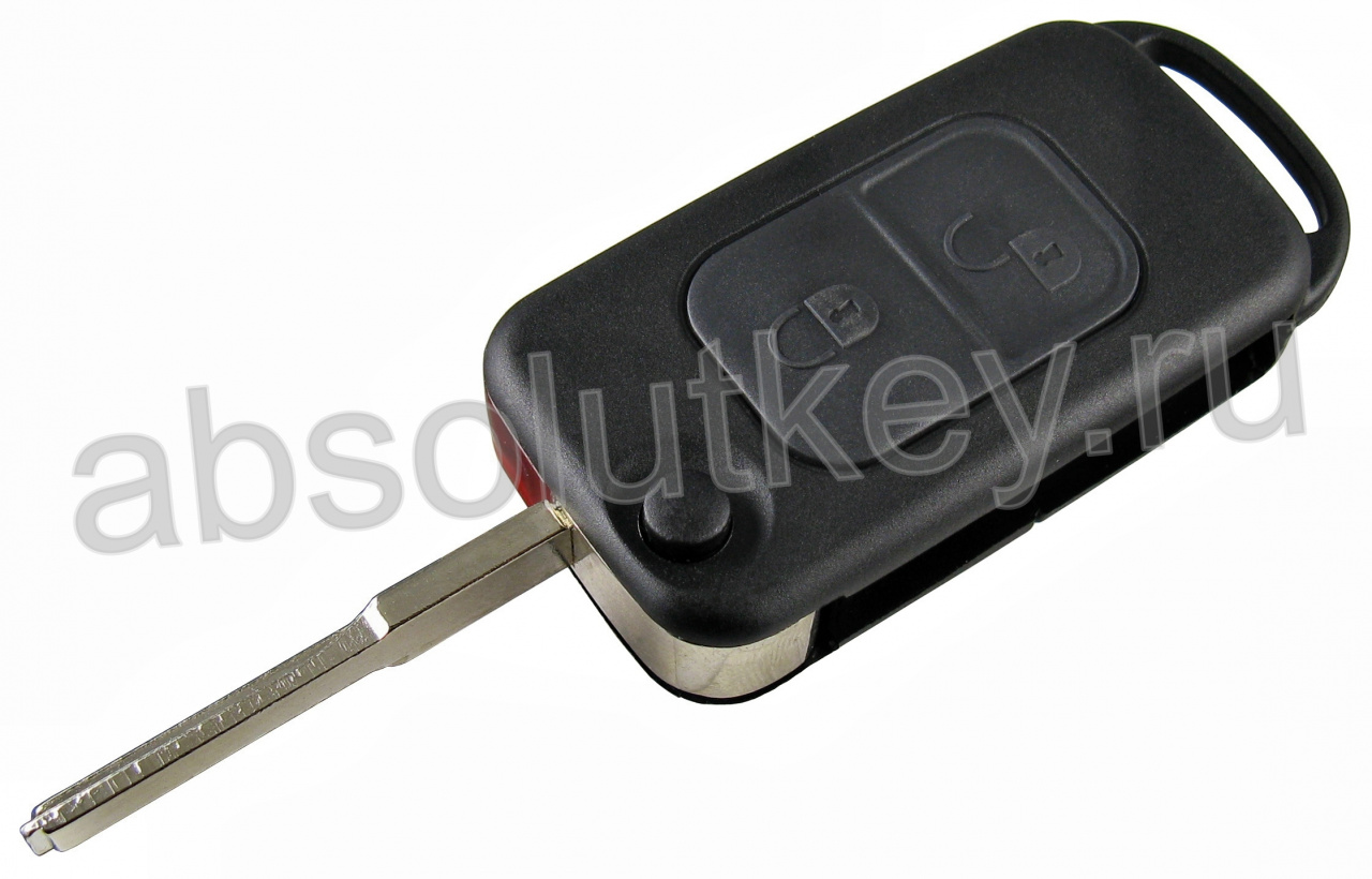 Корпус ключа для Mercedes, 2 кнопки HU64
