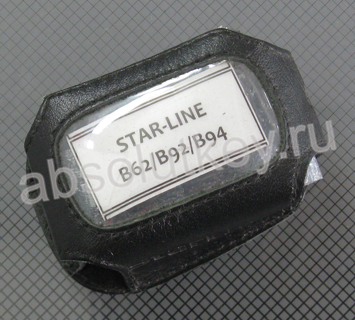 Чехол для брелка StarLine В62/В92/В94, черная кожа