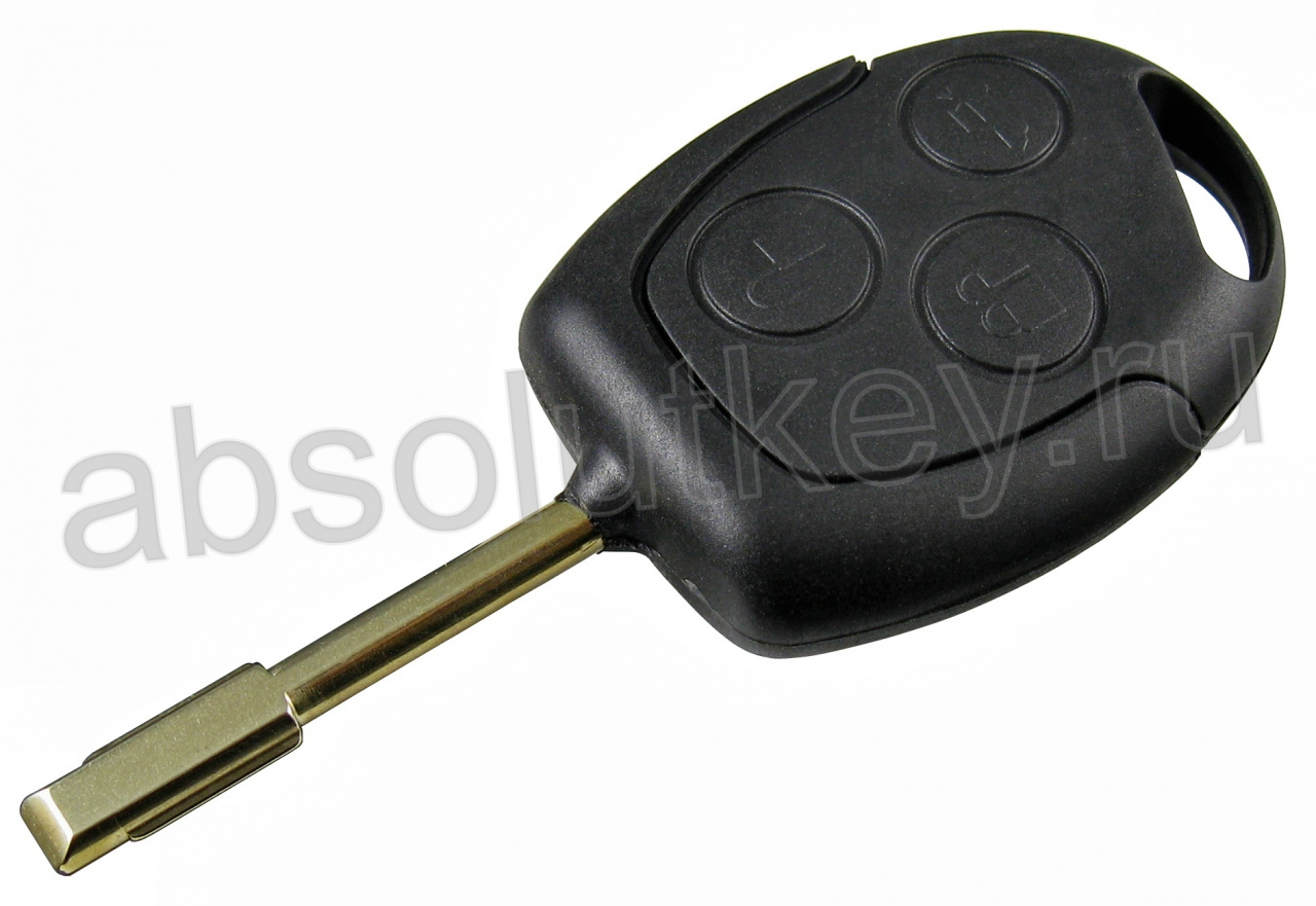 Ключ для Ford, лезвие FO21, чип 4C, 3-кн.