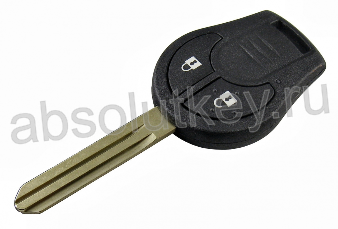 Корпус ключа для Nissan 2 кнопки NEW