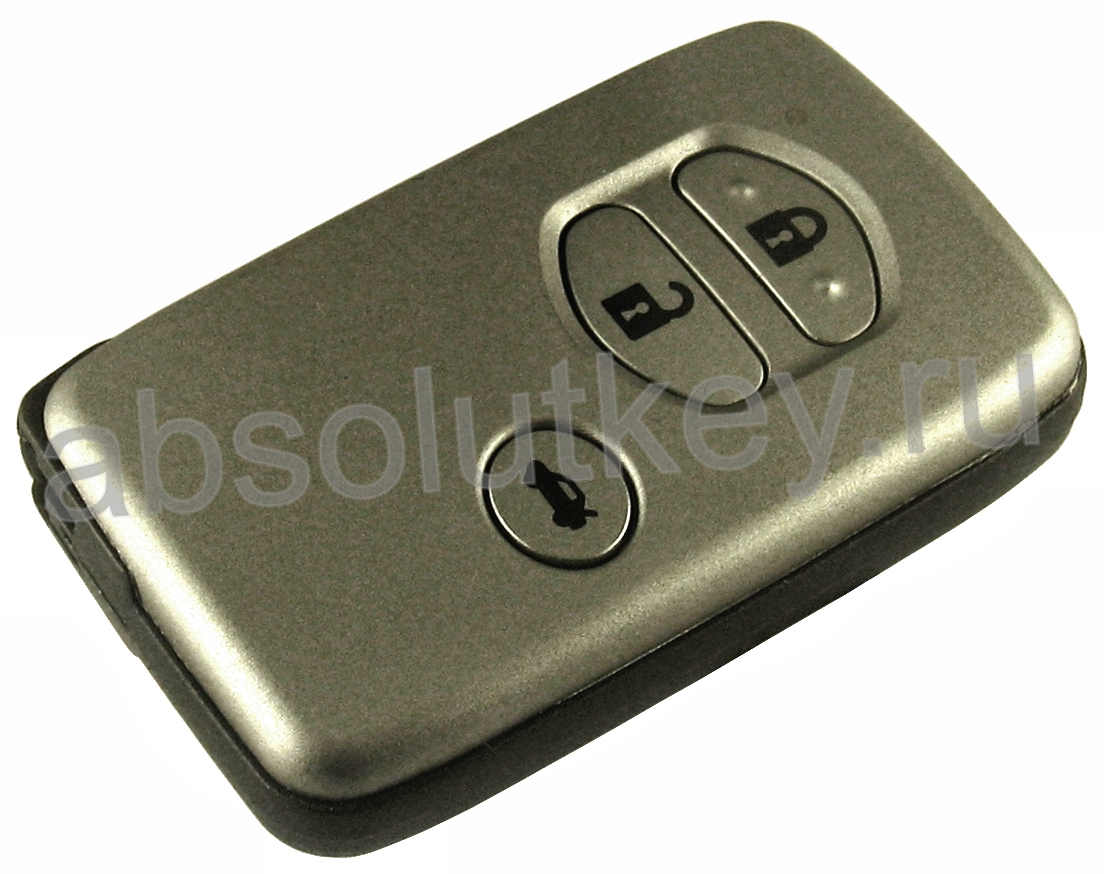 Корпус смарт-ключа для Toyota NEW, 3 кнопки (Silver)