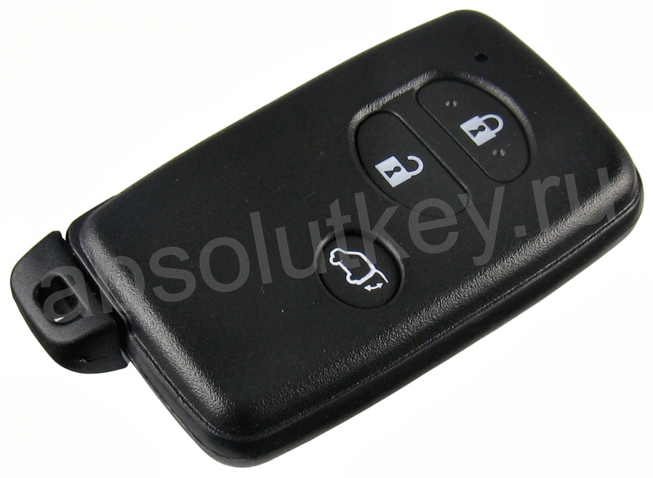 Корпус смарт-ключа для Toyota NEW, 3 кнопки (Black)