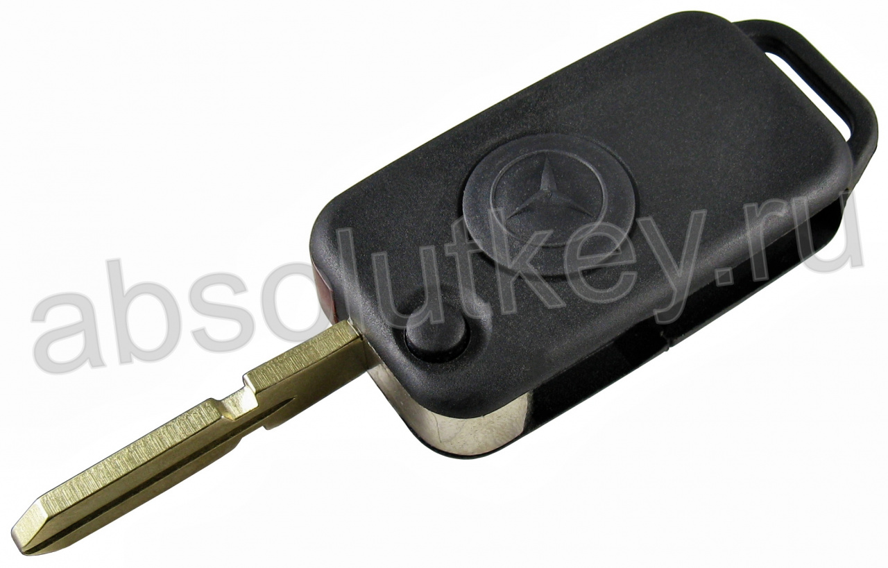 Корпус выкидного ключа для Mercedes, 1 кнопка/HU39